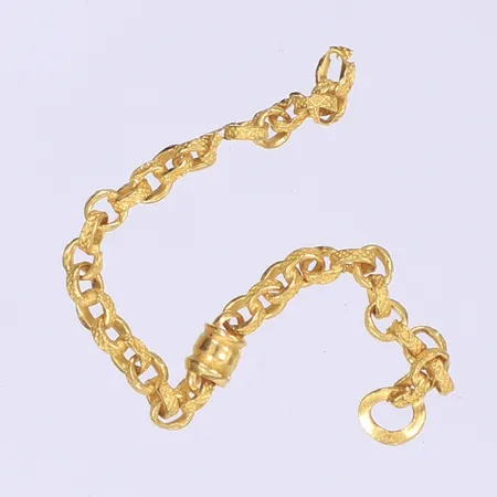 Länkdel, defekt, 23K  Vikt: 0,6 g