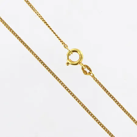 Pansar kedja 42,5cm, bredd: 1mm, 18K Vikt: 2,4 g