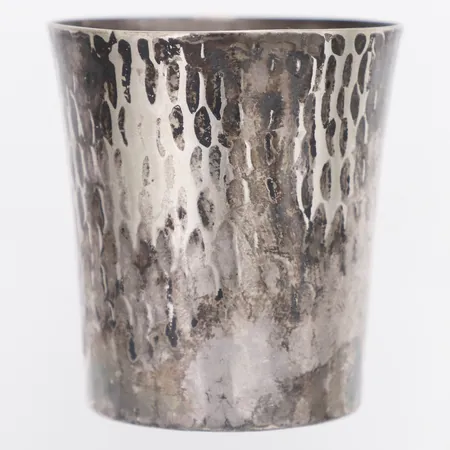 Bägare MEMA år 1966 höjd 5cm, bredd 4,5cm, 830/1000 silver Vikt: 49,6 g
