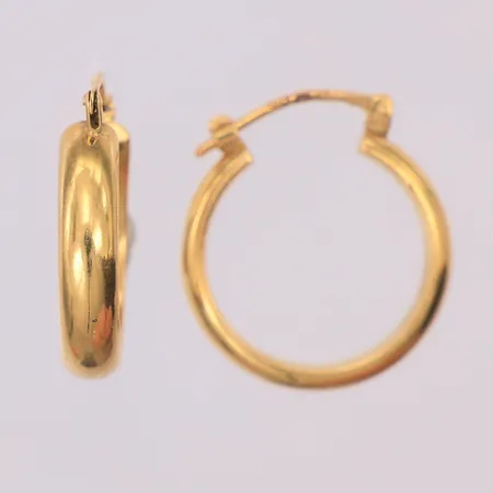 Örhängen Creoler Ø18mm, kattfot, 18K Vikt: 2,4 g
