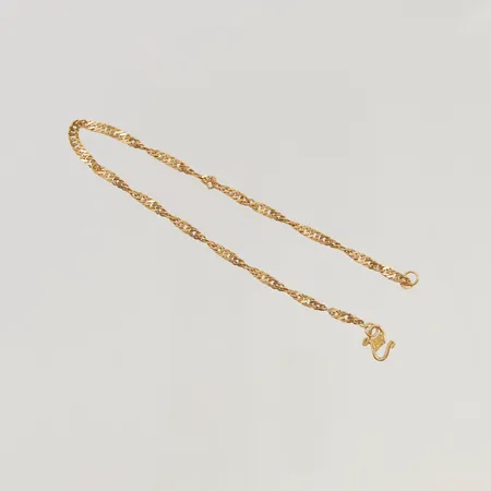 Armband 18,5cm bredd 3mm 21K 3,1g.
