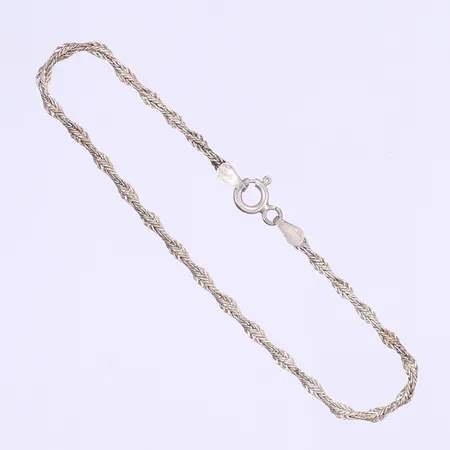 Armband 18cm bredd 2mm silver 925/1000  Vikt: 2,3 g