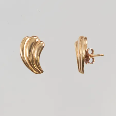 Örhängen 15mm omaka snurrebussar, 18K 1,4g.