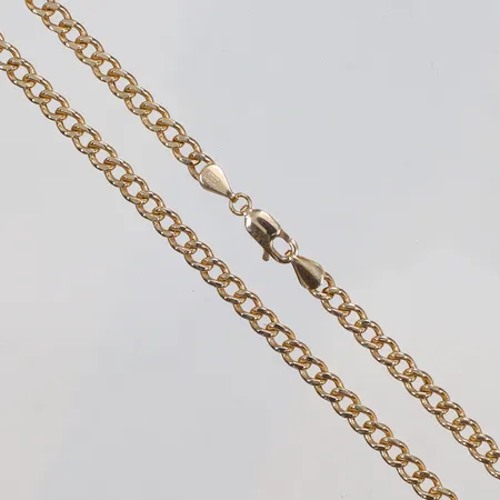 Halskedja Pansar, längd 48,5cm, bredd 4mm, ihålig, 18K Vikt: 7,5 g