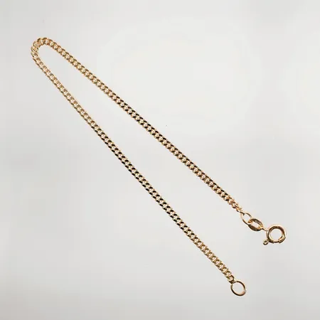 Kedja pansar längd: 18cm. bredd: 2.2mm. 18k 3,8g Vikt: 3,8 g