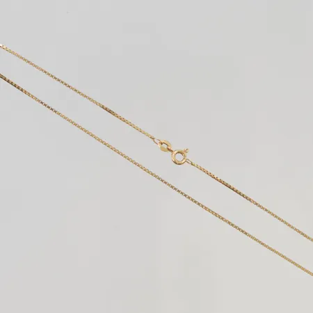 Kedja Venezia 40cm bredd 1mm 18K 3,7g.