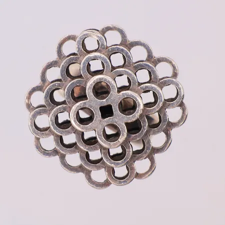Ring Aarikka Finland stl:16¼ 25mm, silver 916/1000 Vikt: 24,8 g