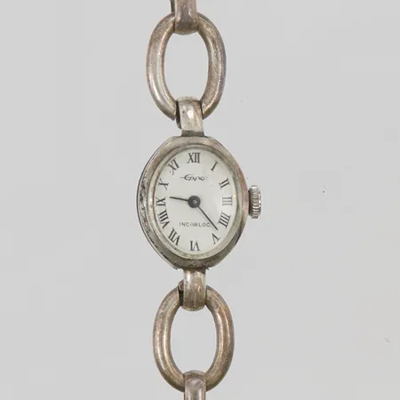 Damur Eppo, 14mm manuell, 18cm, boett samt länk i silver 835/1000 Silver bruttovikt 27,0g.