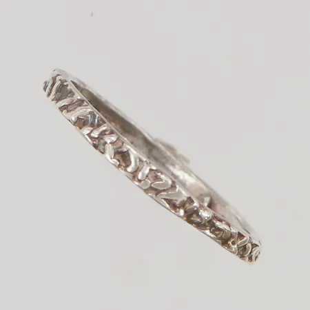 Ring Emma Israelsson stl:19½ bredd 2mm 925/1000 Silver 2,1g.