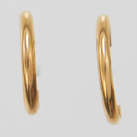 Örhängen creoler Ø15,5mm, bredd: 2mm, 18K Vikt: 0,5 g