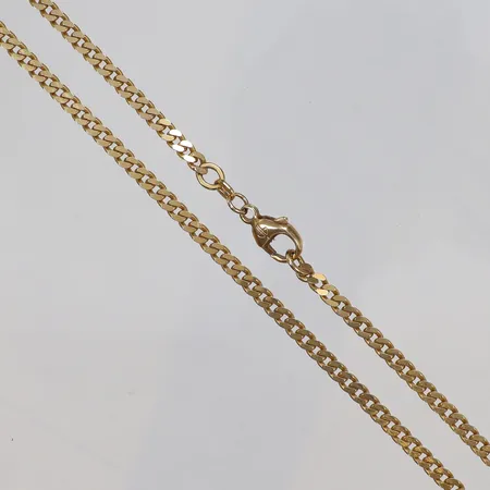 Halskedja Pansar, längd 47,5cm, bredd 3mm, 18K Vikt: 18,4 g