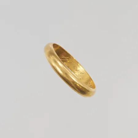Ring stl:21¾ gravyr 23K 6,6g.