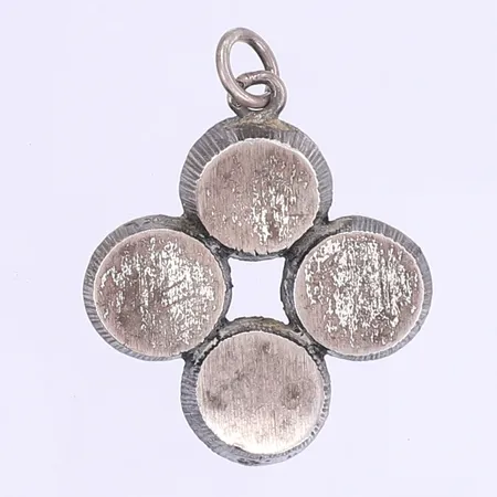 Hänge Ø30mm, otydliga stämplar, silver 830/1000 Vikt: 8,6 g