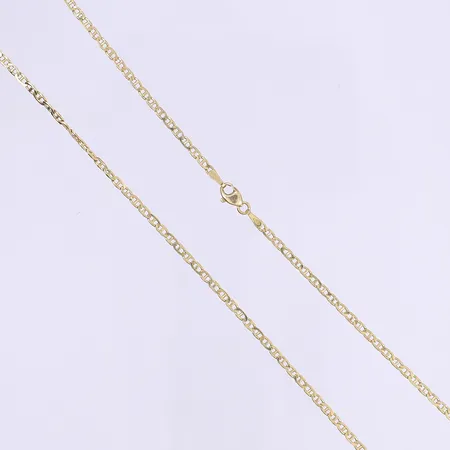 Halskedja pansarlänk med stav 51cm, bredd 2mm, 18K Vikt: 6,8 g