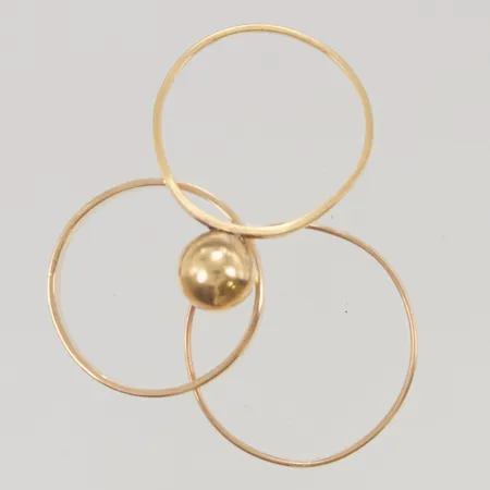 Diverse guld defekt gravyr 18K Vikt: 4,1 g