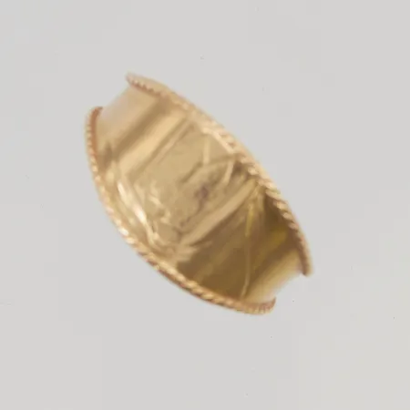 Ring stl:21¾ bredd 13mm 18K 6,5g.