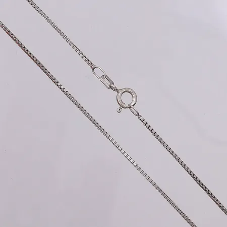 Kedja Venezia längd 43cm bredd ca 1,3mm, silver 835/1000 Vikt: 3,1 g