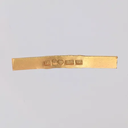 Guldbit längd 4cm bredd 5mm, 18K Vikt: 4,1 g