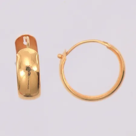 Örhängen Ø14mm, Guld Carlsén AB, 18K Vikt: 1 g