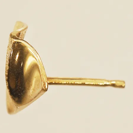 Ett udda örhänge 10mm saknar lås 18K Vikt: 0,6 g