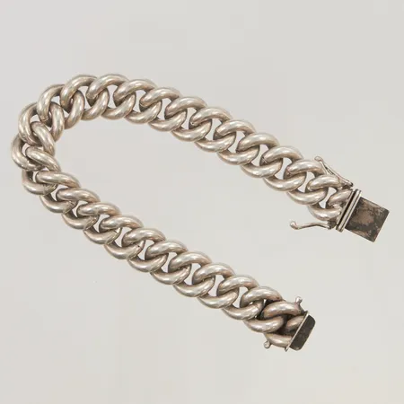 Armband 19,5cm bredd 13mm tjocklek:7mm, 830/1000 Silver 87,9g.