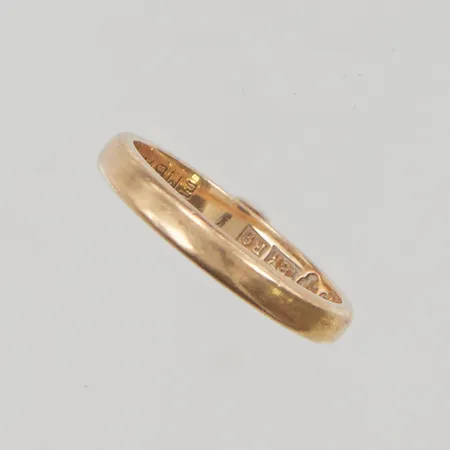 Ring stl:16½ bredd 3mm gravyr 2,8g.18K 