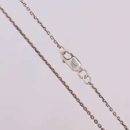 kedja Ankar längd 42,5-45,5cm bredd ca 1mm, silver 925/1000 Vikt: 2 g