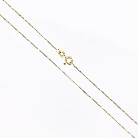 Kedja Pansar längd 47,5cm, bredd ca 1mm, 18K Vikt: 1,6 g