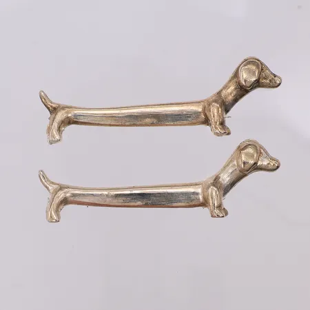 2 smörtaxar 7,5cm metall