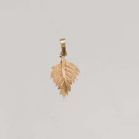 Hänge "löv" 17mm vassa kanter 18K 0,5g.