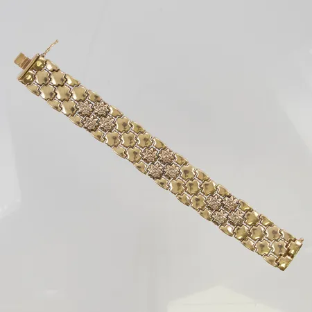 Armband 19,5cm bredd 21mm 18K 48,1g.