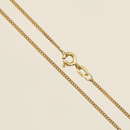 Kedja Pansar längd 48,5cm, bredd 1,2mm 9K  Vikt: 2,1 g