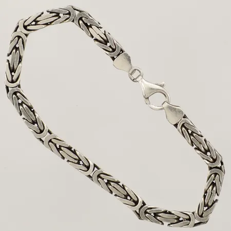 Armband Kejsarlänk längd 18,5cm, bredd 4,5mm, 925/1000 silver Vikt: 21,8 g