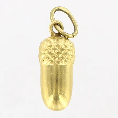 Hänge i form av ett ekollon, höjd 14mm, 14K Vikt: 0,5 g