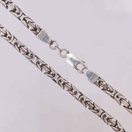 Kedja Kejsarlänk 51cm bredd 5mm, Guldfynd, 925/1000 silver Vikt: 57,8 g