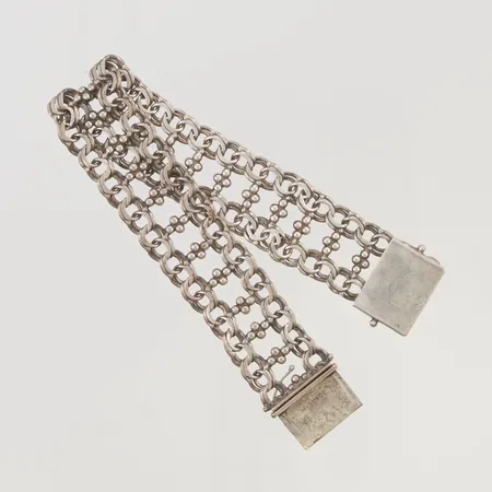Armband 19,5cm bredd 19mm 830/1000 Silver 33,2g.