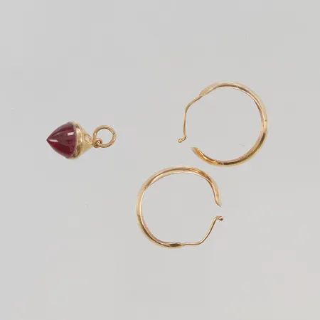 Diverse guld defekt 18K 1,9g.