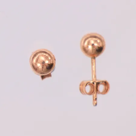 Örhängen doublé rosé Ø5mm, Italien, silver 925/1000 Vikt: 0,8 g