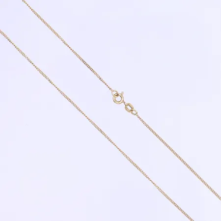 Halskedja Pansar, 45,5cm, bredd 1mm, 18K Vikt: 2,8 g