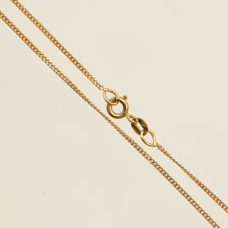 Kedja Pansar, längd 38cm, bredd 1,2mm, GFAB 18K Vikt: 2,4 g