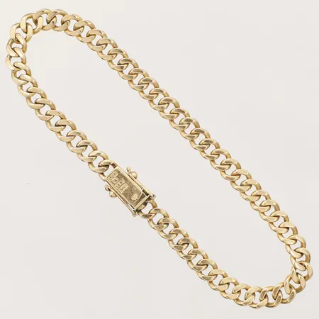Armband Pansar 20cm bredd 5,4mm tillverkad av L B Guldsmedsaktiebolag 1996 18K Vikt: 16,2 g