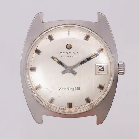 Herrur Certina Waterking 215 stål automat Ø30mm, 5801.210-5 7606402, datum, saknar band, inga tillbehör
