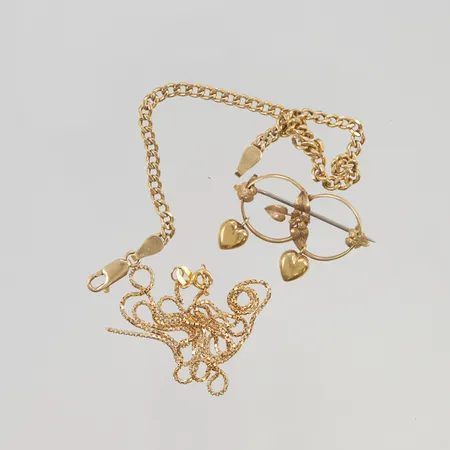 Diverse guld defekt 18K 10,4g.