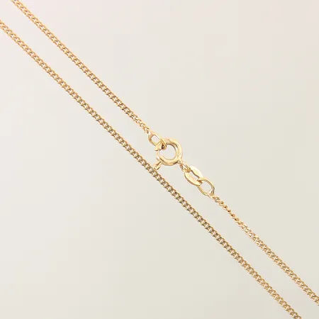 Kedja Pansar längd 45,2cm bredd 1,3mm 18K  Vikt: 3,5 g