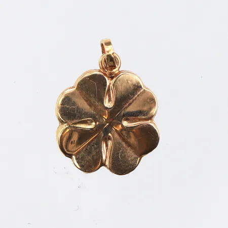 Hänge klöver, 17mm, 18K Vikt: 0,8 g