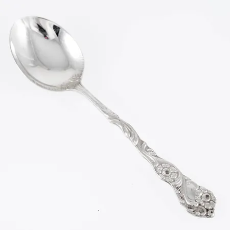 12 kaffeskedar längd 110mm silver 830/1000 121,6g. 