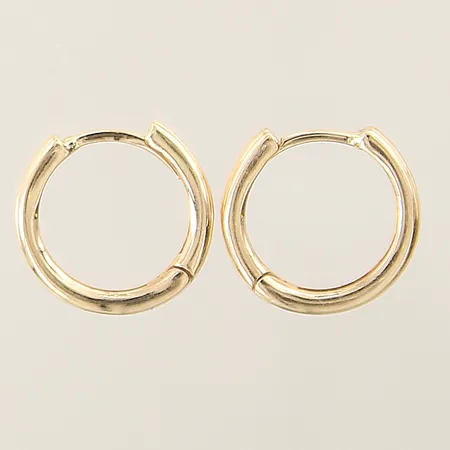 Örhängen Ø13mm 14K Vikt: 1,3 g