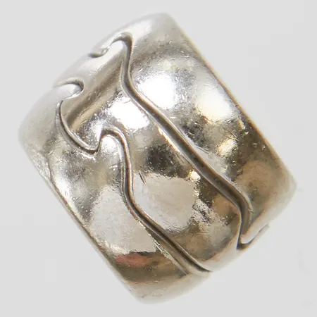 Hänge Georg Jensen Fusion, 9x11,5mm, vitguld 18K Vikt: 7,2g Vikt: 7,2 g