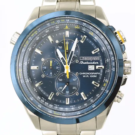 Herrur Champion Outlander chronograph W.R. 100M Quartz, Ø47mm, omkrets handled 19cm, Quartz.