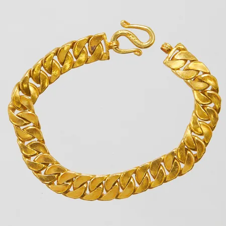 Armband Manglad Pansar, längd 14cm, bredd 7mm, Thai, 23K Vikt: 15,0g Vikt: 15 g